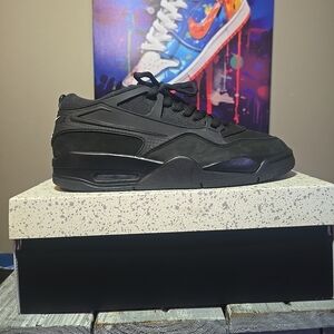 Men's Air Jordan 4 RM Black Cat FQ7939-004 Black White Size 12